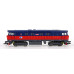 Motorová lokomotiva 749 1447 ČD Cargo, V. epocha, TT, MTB TT751144