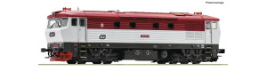 Motorová lokomotiva 749 218-4 ,,Zamračená", ČD, zvuková verze, V. epocha, H0, Roco 7310054