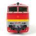 Motorová lokomotiva T 478.3210, červená s úzkým žlutým proužkem, ČSD, DCC, IV. epocha, H0, DOPRODEJ, Roco 72946