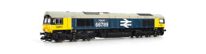 Motorová lokomotiva Class 66, Co-Co, 66789, 'British Rail 1948-1997', GBRf, zvuková verze, VI. epocha, TT, Hornby TT3020XSM