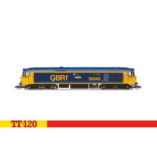 Motorová lokomotiva Class 50, Co-Co, 50049 'Defiance', GBRf, VI. epocha, TT, Hornby TT3015M