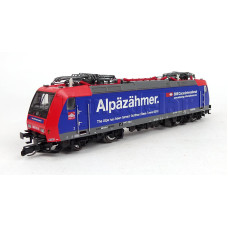 Elektrická lokomotiva 482 013 „Alpäzähmer“, SBB Cargo, 4 sběrače, V. epocha, TT, DOPRODEJ, Kuehn 32302