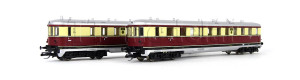 Set motorového a řídicího vozu, VT 137, VS 135, DRG, II. epocha, TT, Tillig 02855