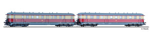 Set motorového a řídicího vozu, VT 137, VS 145, DR, III. epocha, TT, Tillig 02857