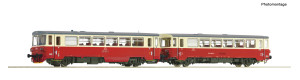 Motorový vůz 810 365-7 s přívěsným vozem, ZSSK, zvuková verze, V.–VI. epocha, H0, Roco 70381