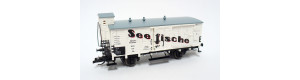 Chladírenský vůz Gkn Berlin „Seefische“, DRG, II. epocha, TT, DOPRODEJ, Tillig 17360