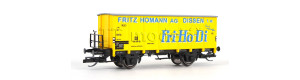 Izotermický vůz Fri-Ho-Di, DB, s brzdařskou plošinkou, III. epocha, TT, Haedl 113953-03