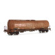 Kotlový vůz Zacens, 78 m3, Railco, VI. epocha, patinovaný, TT, IGRA MODEL 96200036w