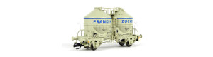 Nádobový vůz na cement Ucs 909 „Frankenzucker GmbH“, zařazen u DB, IV. epocha, TT, Tillig 17771