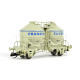 Nádobový vůz na cement Ucs 909 „Frankenzucker GmbH“, zařazen u DB, IV. epocha, TT, Tillig 17771