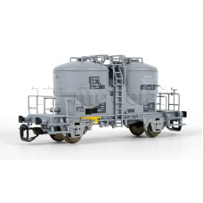 Nádobový vůz pro přepravu cementu řady Ucs-v, DR, s opravami laku, IV. epocha, TT, Piko 47755