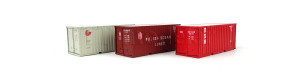 Set 3 20' kontejnerů, TT, Tillig 07707