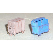 Stavebnice - přepravní kontejnery ČSAD, 2 kusy, TT, Štěpnička D041