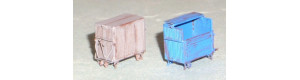 Stavebnice - přepravní kontejnery ČSAD, 2 kusy, TT, Štěpnička D041