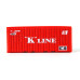 Kontejner ,,''K'' LINE", H0, BuBiModel h070127