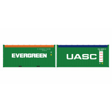 Set 2 kontejnerů Evergreen OT + UASC OT, H0, IGRA MODEL 98010059