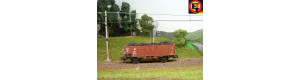 Náklad uhlí do vozu Vtu/Omu (Piko), H0, ES Pečky 29601