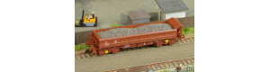 Náklad hrubého šedého štěrku do vozu Fakks Busch, TT, DOPRODEJ, TT modelář Sterk101