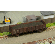 Náklad hnědého uhlí jemné frakce do vozu Olr Tillig, TT, DOPRODEJ, TT modelář Uhli310