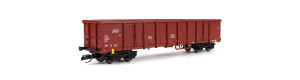 Otevřený čtyřnápravový vůz Eanos, Green Cargo, VI. epocha, TT, Tillig 15673