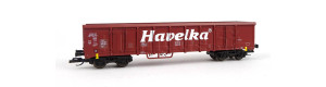 Otevřený čtyřnápravový vůz Eanos "Havelka", ČD Cargo, VI. epocha, TT, Tillig 15675