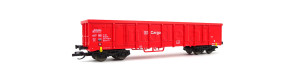 Otevřený čtyřnápravový vůz Eanos-x 055, DB Cargo, VI. epocha, TT, Tillig 15699