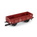 Otevřený dvounápravový vůz Ke, CFR, III. epocha, TT, Tillig 17634