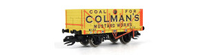 Otevřený vůz se sedmiprkennou korbou, Colman's Mustard, TT, Peco TTR-7006P