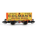 Otevřený vůz se sedmiprkennou korbou, Colman's Mustard, TT, Peco TTR-7006P
