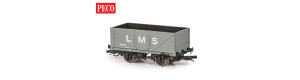 Otevřený vůz se sedmiprkennou korbou, LMS, TT, Peco TTR-7003M