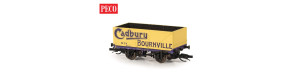 Otevřený vůz se sedmiprkennou korbou, Cadbury Bourneville, TT, Peco TTR-7014P