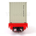 Kontejnerový vůz Lgs s jedním 40' kontejnerem "Mein ZOO", START, VI. epocha, TT, Tillig 17483