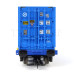 Kontejnerový vůz Sggmrs, Rail Re Lease B.V., ložený dvěma kontejnery, VI. epocha, Tillig 18066