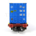 Kontejnerový vůz Sggmrss, SNCF, se dvěma 40' kontejnery, TT, V. epocha, Tillig 18072