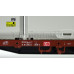 Plošinový vůz, DB AG, ložený Innofreight WoodTainer XXL, V. epocha, TT, Tillig 18137