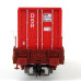 Plošinový vůz řady Ks s klanicemi, DR, ložený kontejnerem DSR, IV. epocha, TT, Busch 31509