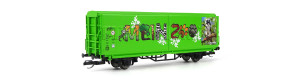 Vůz s posuvnými stěnami Hbis-tt „Mein Zoo“, VI. epocha, TT. Tillig 14853