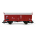 Vůz s posuvnou střechou a stěnami Tes-t 58, DB, III. epocha, TT, Tillig 17653