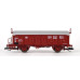 Vůz s posuvnou střechou Tms 851 s plošinkou, DB, IV. epocha, TT, Tillig 17675