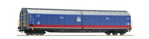 Vůz s posuvnými stěnami Habins, Green Cargo, VI. epocha, H0, Roco 6600001