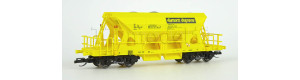 Samovýsypný vůz Facs, ČD, Viamont Doprava, žlutý, exkluzivní série pro TT modelář, V. epocha, TT, VYPRODÁNO, Loco M1702