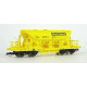 Samovýsypný vůz Facs, ČD, Viamont Doprava, žlutý, exkluzivní série pro TT modelář, V. epocha, TT, VYPRODÁNO, Loco M1702