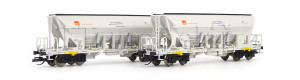 Set dvou výsypných vozů Faccns, HVLE/Holcim, VI. epocha, TT, Tillig 01074