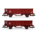 Set tří otevřených vozů, DR, IV. epocha, TT, jednorázová série, Tillig 01077 E