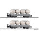 Set dvou vozů na sypké látky Uacs 451.1, Holcim (Česko) a.s.“, , VI. epocha, TT, Tillig 01118