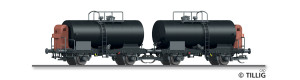 Set dvou kotlových vozů Zr, DR, III. epocha, TT, Tillig 01120