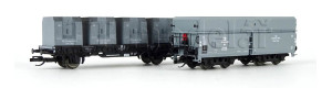 Set dvou vozů pro přepravu uhlí, "Eisenwerke West", DR, III. epocha, TT, Tillig TT Club 2023, Tillig 502504