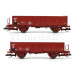 Set dvou otevřených vozů, "Rübenzug", díl 1, DB, IV. epocha, TT, Tillig TT Club 2023, Tillig 502505