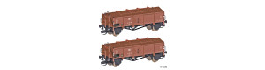 Set dvou vozů Km pro přepravu vápna, DR, III. epocha, TT, Tillig TT Club 2025, Tillig 502700