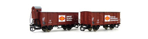 Set dvou krytých vozů G02 Fortschritt, DR, III. epocha, TT, Piko 47033